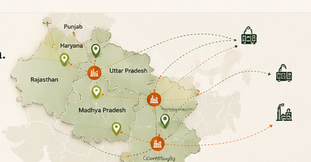 Yara delivery network across North and Central India