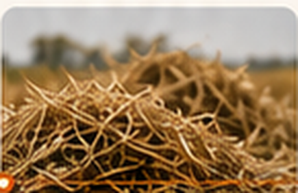 Raw agricultural residue