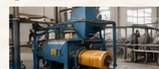 Industrial briquetting equipment compressing biomass